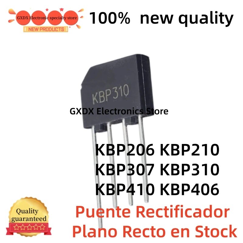 5 Chiếc KBP206 KBP210 KBP307 KBP310 KBP410 KBP406 Bán Buôn Cầu Chỉnh Lưu