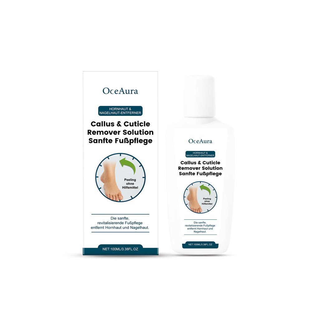 OceAura Foot Cuticle Cleaning Lotion Gently Cleaning Keratin Care Foot Nourishing Skin Soft Care