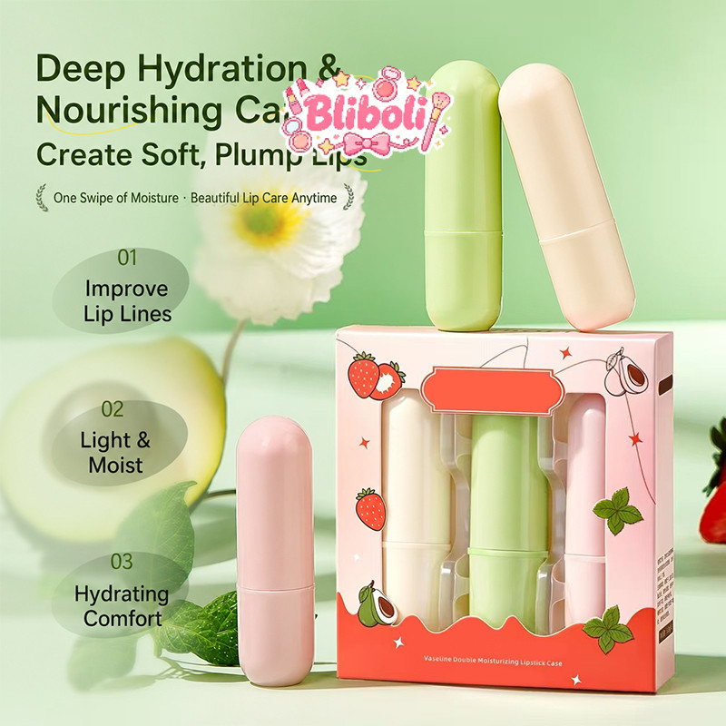 🍓Son Dưỡng Vasaline Hanboli 3.8g Dưỡng Mềm Làm Hồng Môi Chống Nứt Nẻ Bong Chóc Da