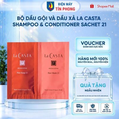 Bộ Dầu Gội và Dầu Xả La CASTA Shampoo & Conditioner Sachet 21