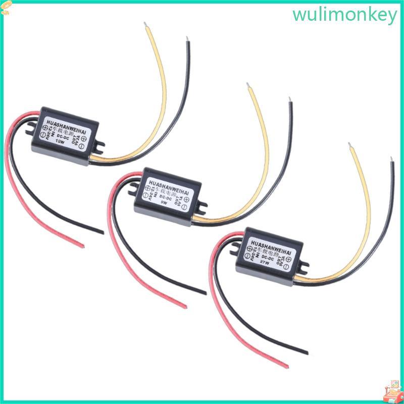 WU 24V-12V sang 9V 1A 2A 3A Mô-đun chuyển đổi Bucked Giảm điện áp Bộ điều chỉnh nguồn ô tô 24-12V sa