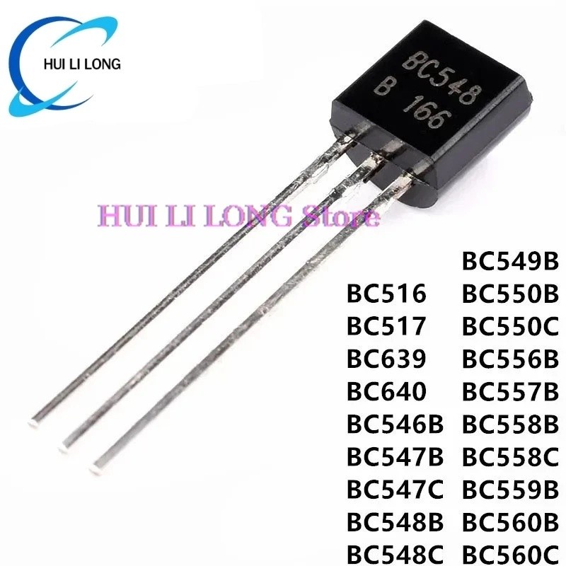 10 Chiếc BC547C TO-92 BC547 BC516 BC517 BC546B BC547B BC548B BC549B BC550B BC556B BC557B BC558B BC55
