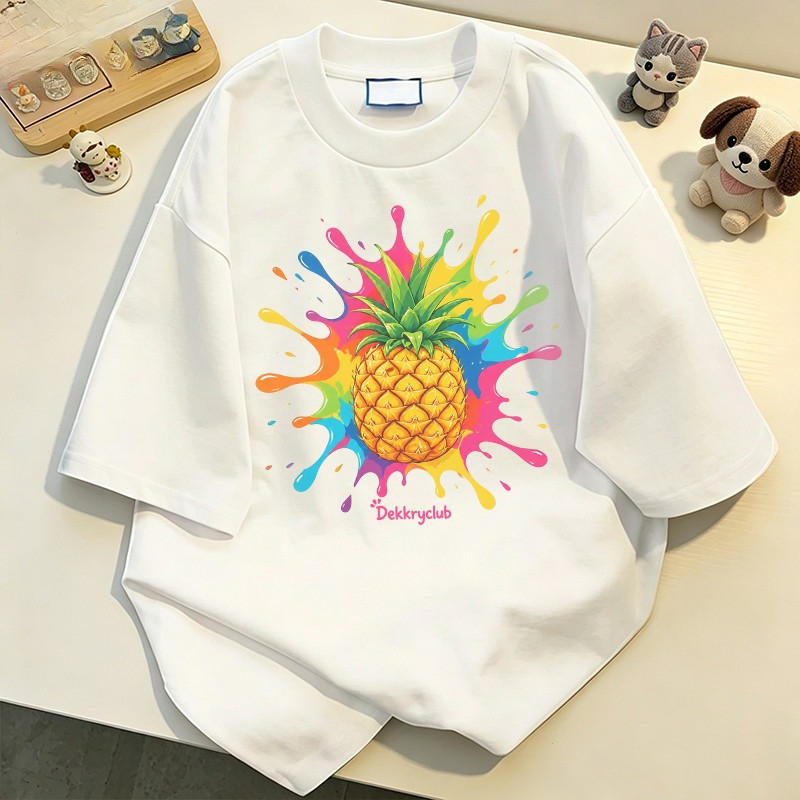 COD✅ (Hồ Chí Minh)RTOML áo xinh uniqlo mall áo thun nữ ôm body áo thun trơn form boxy Dứa đổ màu