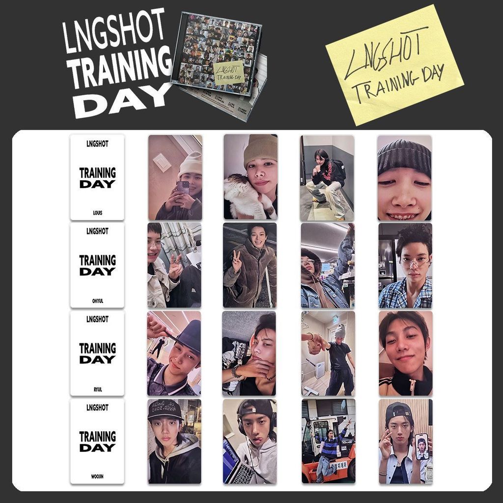 LNGSHOT giới hạn album Training Day tôm hùm xung quanh thẻ nhỏ EP album thẻ nhỏ