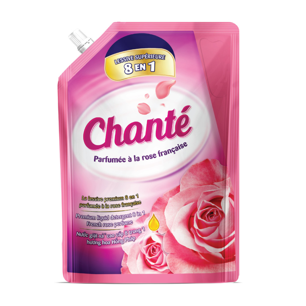 Nước giặt xả Chante hương hoa Hồng Pháp túi 3.05kg - 65981
