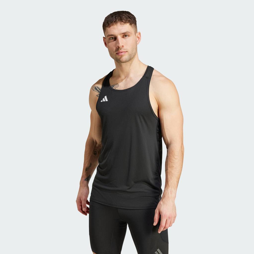 adidas Chạy Áo Singlet Chạy Bộ Adizero Essentials Nam Đen IM8586