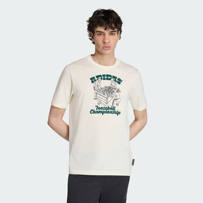 adidas Phong cách sống ÁO THUN GRAPHIC NOVELTY FOOSBALL Nam trắng KC7122