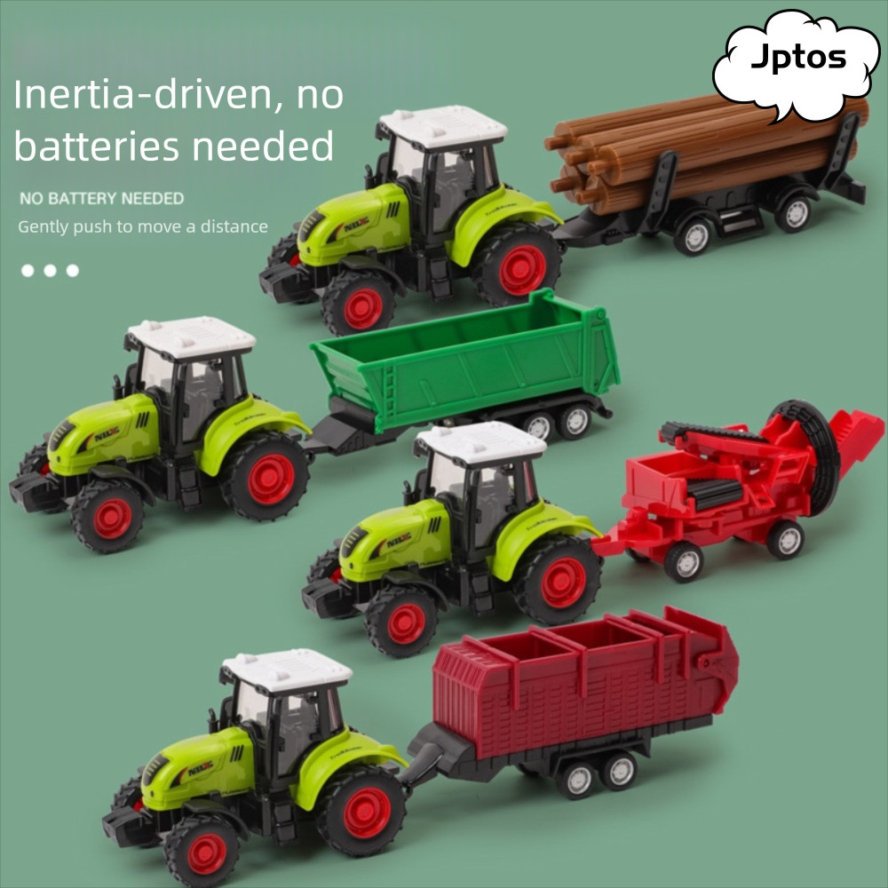 JPTOS Inertia Car, Mô Phỏng Vận Chuyển Máy Kéo Mô Hình, Nhựa Kỹ Thuật Cao Cấp Quà Tặng Xe Ô Tô