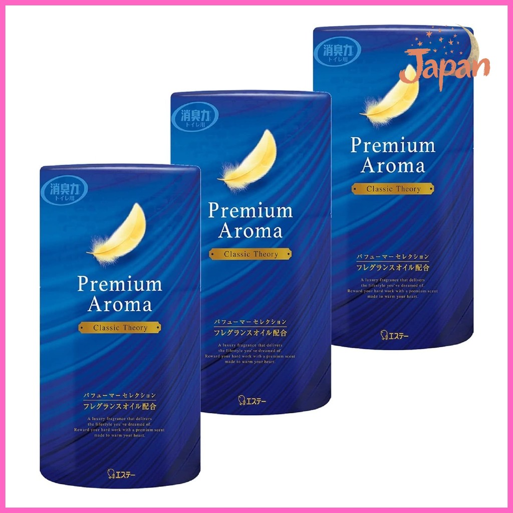 [Direct from Japan]Bulk Buy Toilet Deodorizing Power MuAroma Toilet Classic Theory 400ml x 3 Toilet 