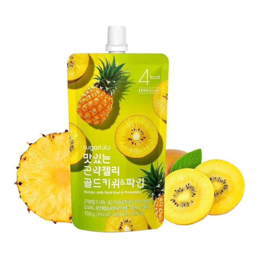 OLIVEYOUNG Nhập Khẩu SUGARlo Konjac Kiểm Soát Calorie Thấp Konjac Bột Thay Thế Hương Vị Trái Cây Hút