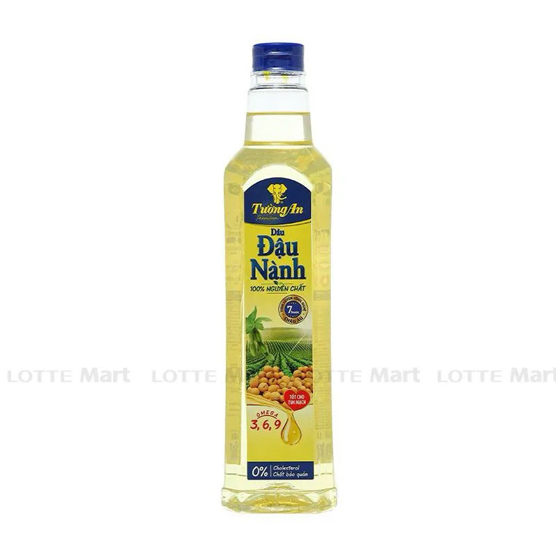 Dầu đậu nành Tường An chai 400ml , 1 Lít