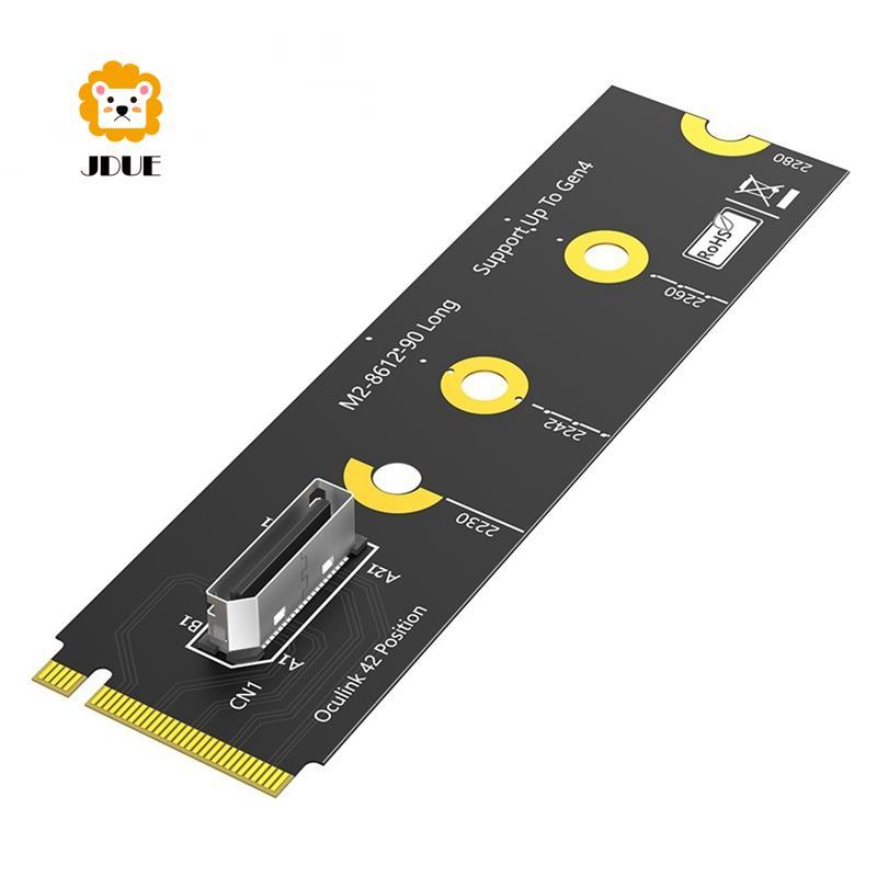 M Key to Oculink SFF-8612 Thẻ mở rộng 2230 / 2242 / 2260 / 2280 M. 2 NVME cho U. Bộ chuyển đổi EGPU 