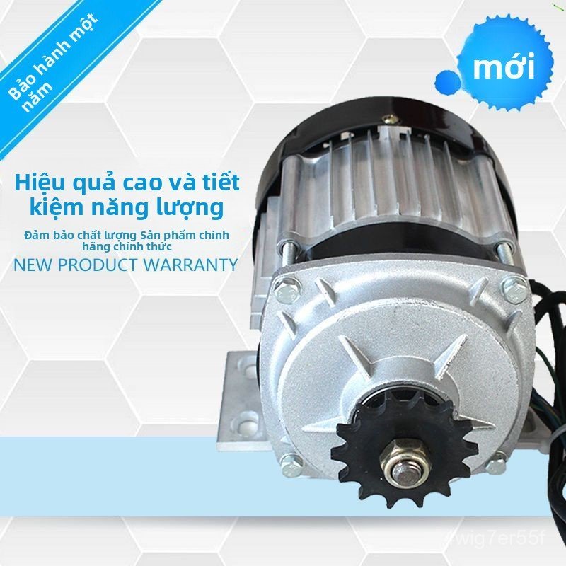 Động cơ giữa không chổi than 48V/60V 500W/800W cho xe ba bánh điện bền bỉ
