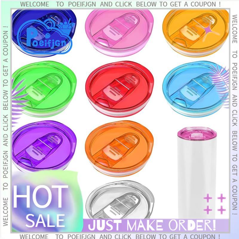 10 Gói 20 Oz Skinny Tumbler Nắp Thay Thế Phù Hợp Cho 20oz Thăng Hoa Tumblers Splash Trượt Bao
