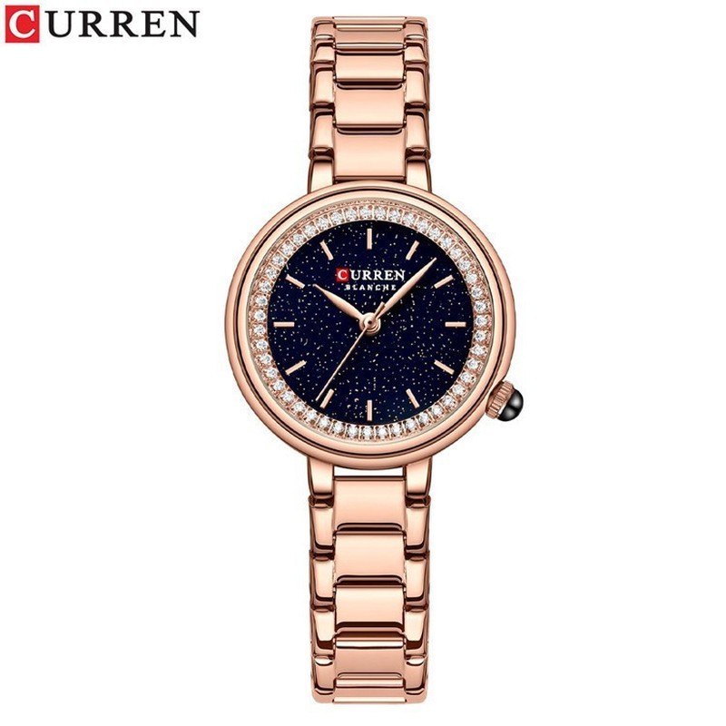 Đồng hồ nữ Curren / Curren 9089 Đồng hồ nữ thời trang Đồng hồ đeo tay dây thép Đồng hồ thông thường