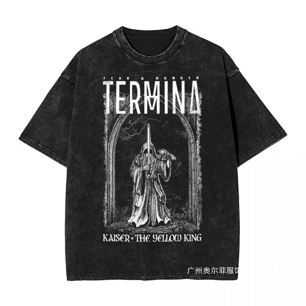 COD COD Washed T Shirt Fear And Hunger Termina Kaiser The Yellow Kin KS81