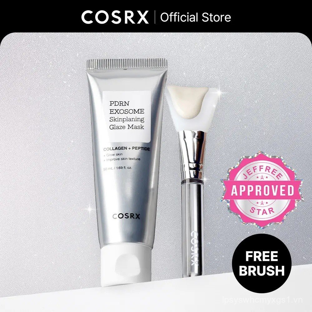 [MỚI] [COSRX Official] Mặt nạ tráng men PDRN EXOSOME (50ml) | BRUSH BAO GỒM, MẶT NẠ PEEL COLLAGEN, P