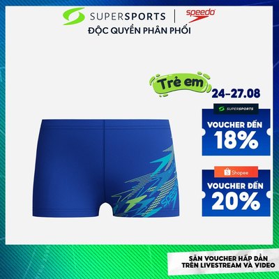 Quần Bơi Bé Trai Speedo Medley Logo - Xanh Dương - 8-12410004 ADS11 LS400