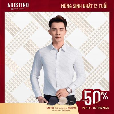 Áo Sơ Mi Nam Tay Dài Aristino Slim Fit Lịch Lãm ALS2190Z