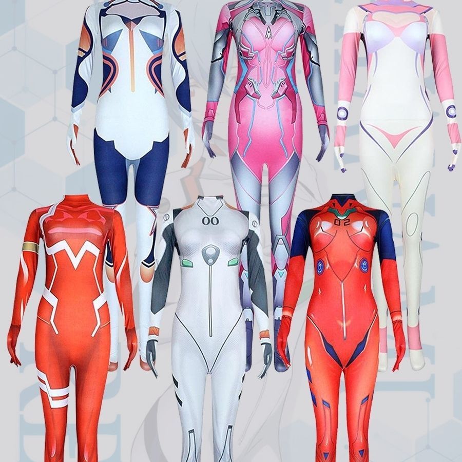 Anime Evangelion Body Daji 02 Kiana Aya Polly Cosplay Suit 8.25