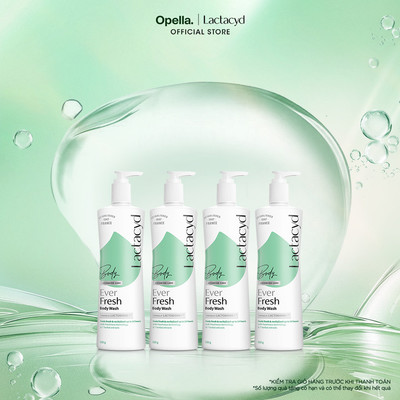 Bộ 4 Sữa tắm Lactacyd Ever Fresh mang lại làn da thơm mát và tràn đầy sức sống đến 24 giờ