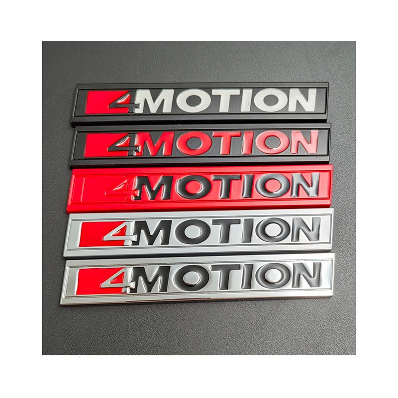 Nhãn dán logo ô tô 4MOTION cao cấp cho phụ kiện trang trí vw