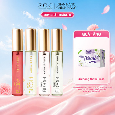Combo 4 Nước Hoa Nữ CINDY BLOOM 10ml/chai (Aroma + Romantic + Aura + Sexy)