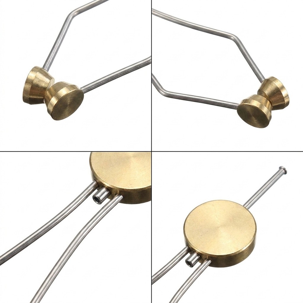 [TOP] Fly Tying Disc Bobbin Holder Fly Fishing Arc Mouth Fly Tying Flared Bobbin