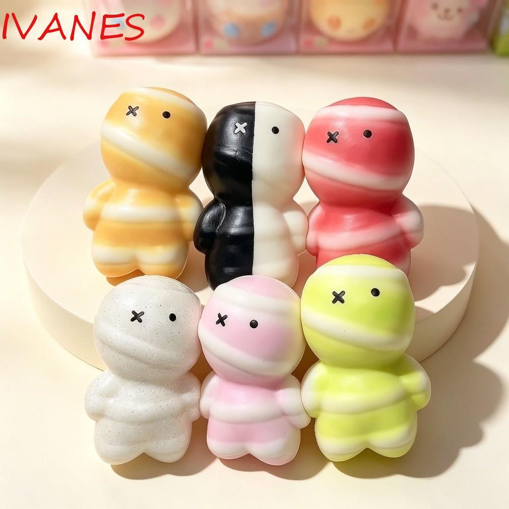 IVANES Mummy Squishy Toy, Moist Soft Mummy Squeezable Toy, Mới Lạ Ngộ nghĩnh Siêu Mềm Dễ Thương Mẹ Đ