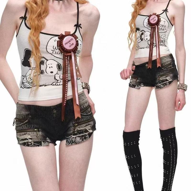 American Retro Hot Girl Snoopy Joint In Hình Cơ Bản Áo Vest Mùa Hè 2026