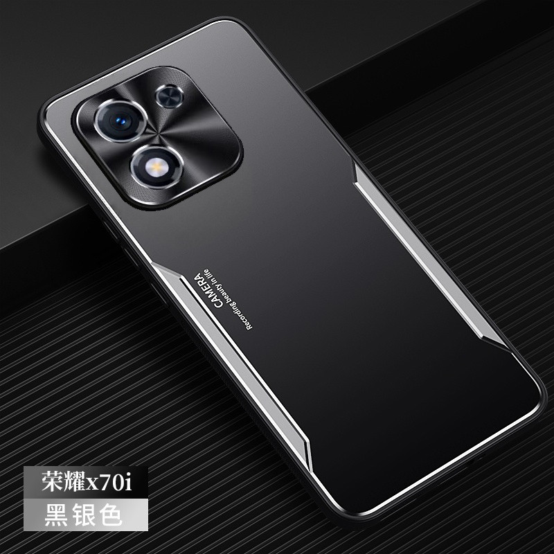 Colombus Thích Hợp Cho Honor x70i Ốp Điện Thoại Bảng Điều Khiển Mặt Sau Mờ Kim Loại Phong Cách Mới H