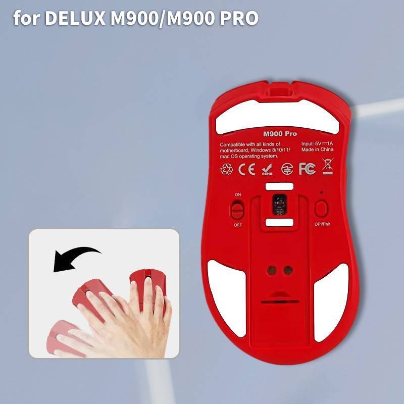 Miếng lót chân chuột chống trượt V & N Stier cho chuột chơi game DELUX M900 / M900 Pro PCputer Phụ k