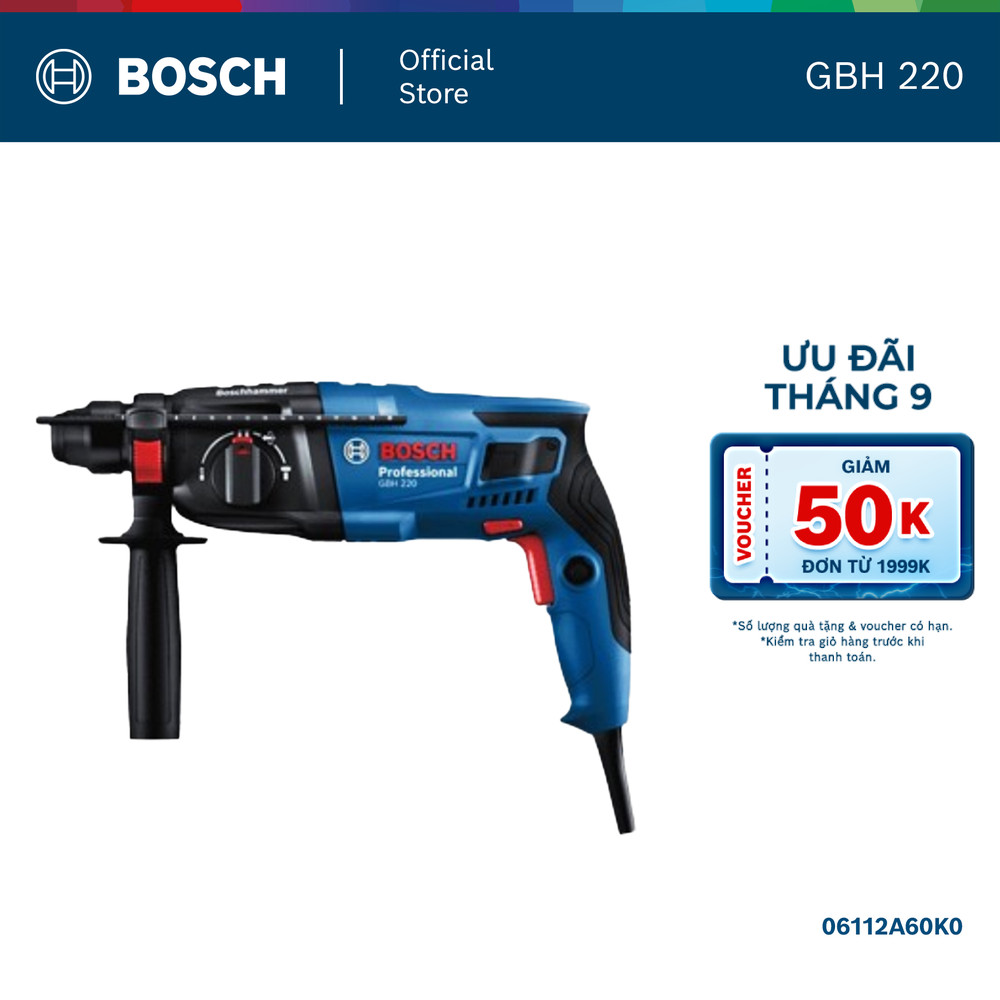 Máy khoan búa Bosch GBH 220