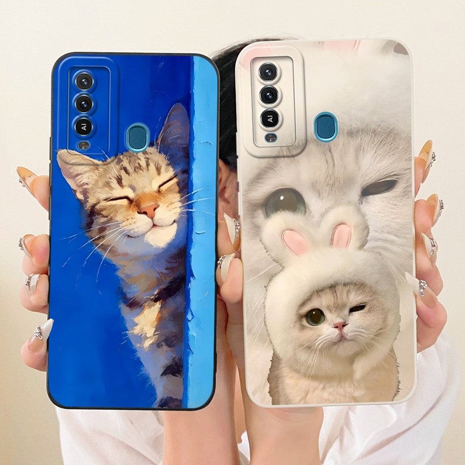 Dành Cho Itel P37 Pro Ốp Lưng Vision 2 Plus P681L Dễ Thương Đáng Yêu Ngộ nghĩnh Sơn Mềm Silicon Dành