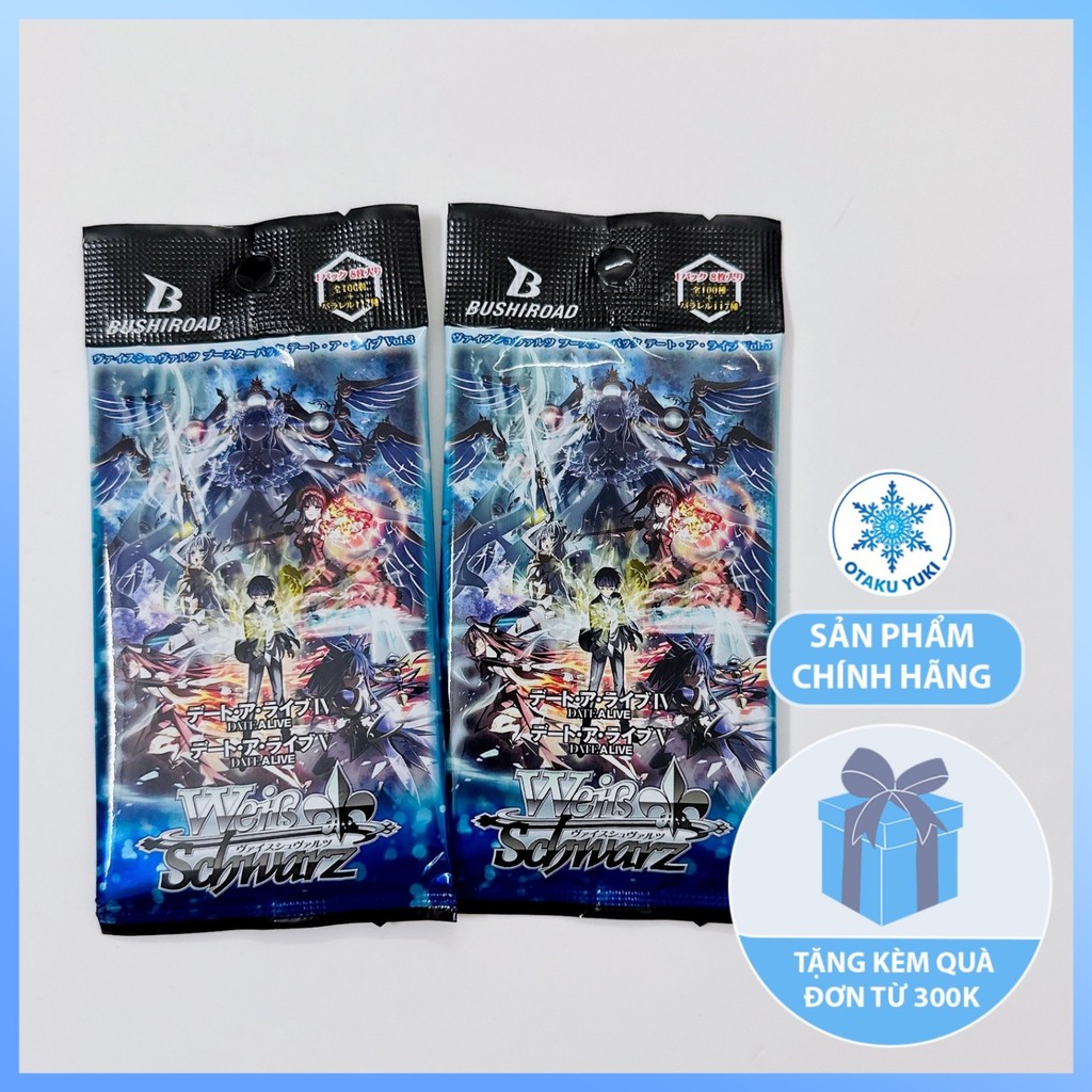 Gói Thẻ Pack Card Date A Live Vol 3 (Weiss Schwarz)