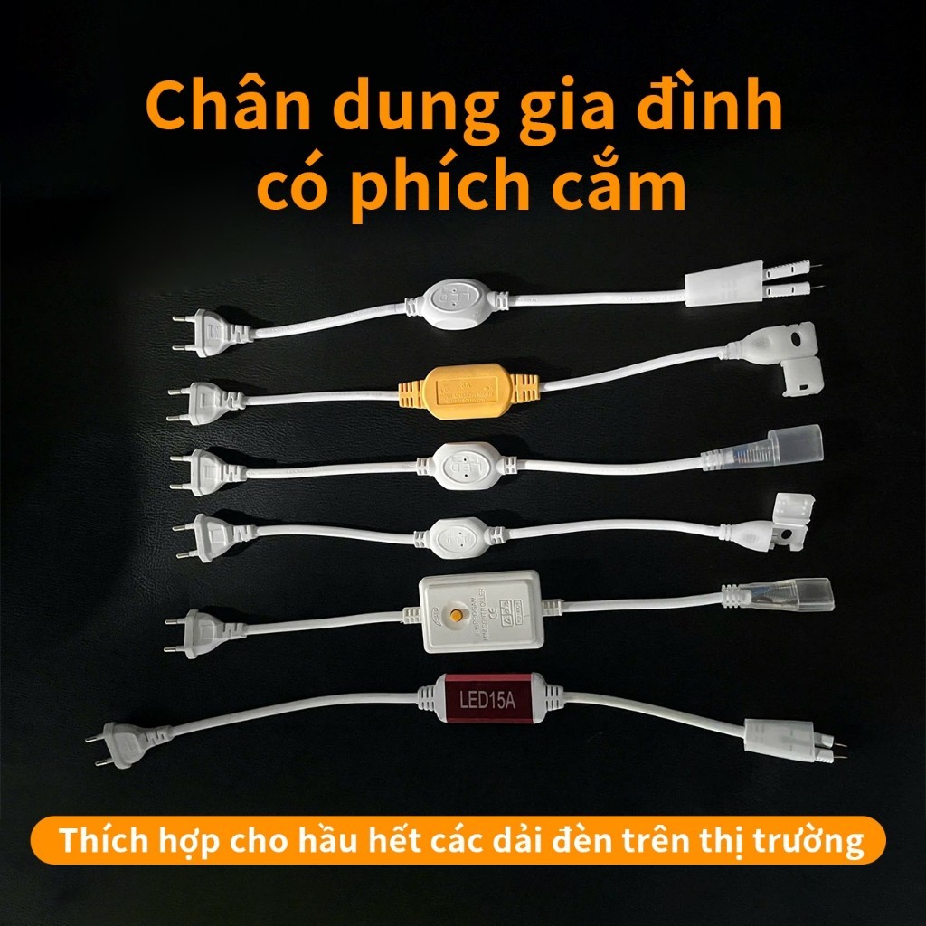 【GIAO HÀNG NHANH CHÓNG】Nguồn dây led neon 220V Loại Tốt - Sử dụng cho dây led neon 220V trang trí