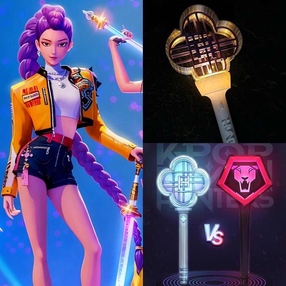 2025 Demon Rumi Cosplay Thanh Kiếm Zoey Boomerang Phi Tiêu Đạo Cụ Dạ Quang KPop Dính Halloween Hỗ Tr