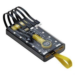Sạc Dựng Phòng Trong Suốt 50000mAh Với 2 Cổng Sạc Nhanh 22.5w và PD 20W Kèm 4 Đầu Sạc Màn Hình LED- DL Tech | BigBuy360 - bigbuy360.vn
