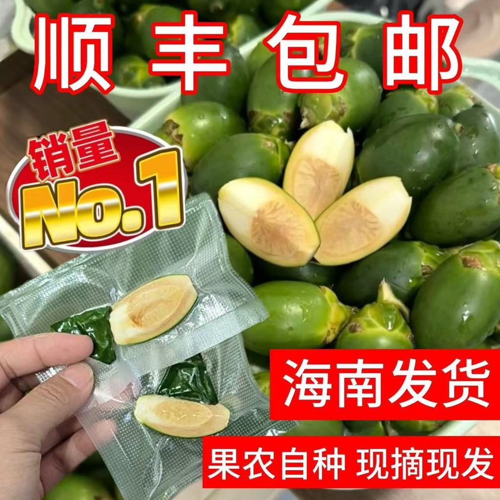 Hải Nam Tươi Nguyên Betel Nut Fruit Le Dongling Water Green Fruit Origin Freshly Picked Giao hàng tr