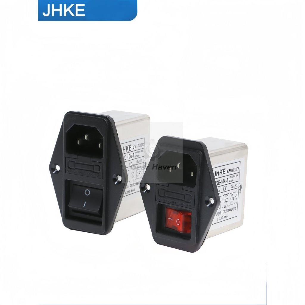 Bộ lọc nguồn Hifi CW2B-3A / CW2B-6A / CW2B-10A-T / CW2C-10A-T Ổ cắm lọc EMI 220V chống nhiễu