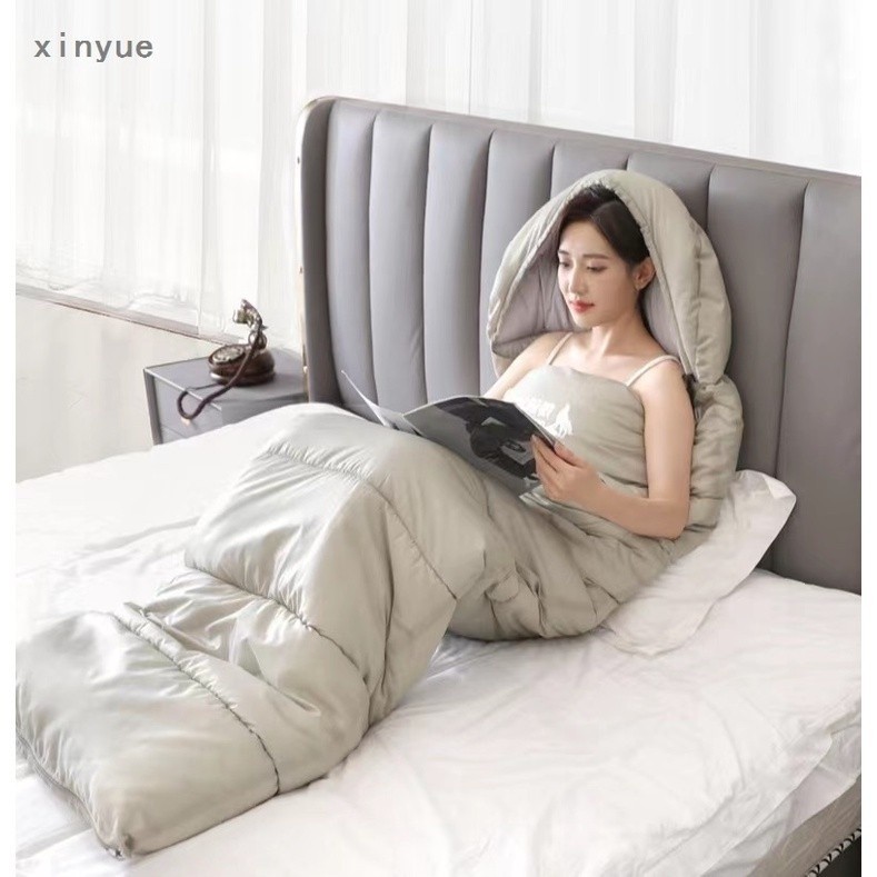 Cotton Sleep Sack for Hotels Traveling & Camping Multifunctional Travel Sleeping bag for Adults Ligh