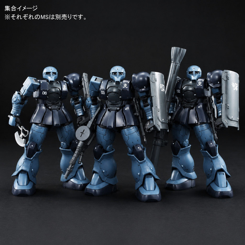 HG GTO MS 05 Zaku I Black Tri Star Phiên bản giới hạn Bộ mô hình PB có giá đỡ hiển thị cho người hâm