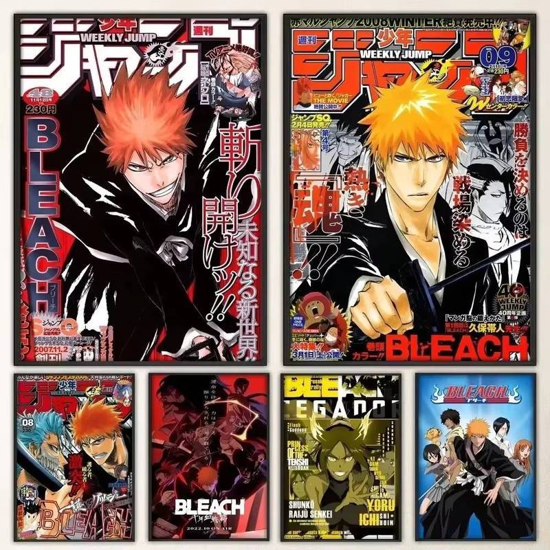 Bleach Fancy Retro Anime Poster No Frame Canvas Wall Art Painting Bedroom Living Room Home Decor