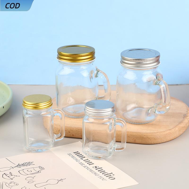 COD 120ml Mini Jar kính có tay cầm-Bar Party Vodka Glass Gifts VN