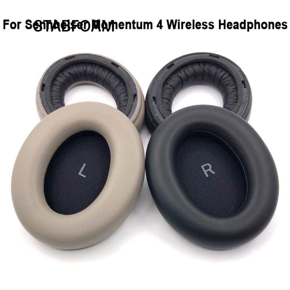 STABFOAM 2 Cái / 1 Cặp Phụ Kiện Mềm Thay Thế Bọt Cho Sennheiser Momentum 4 Không Dây