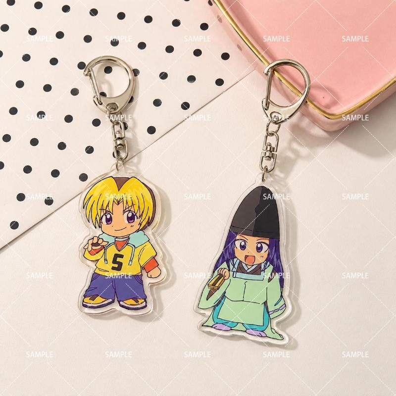 Hikaru No Go Anime Móc Khóa Shindo Hikaru Acrylic Móc Chìa Khóa Fujiwarano Chìa Khóa Túi Mặt Dây Chu