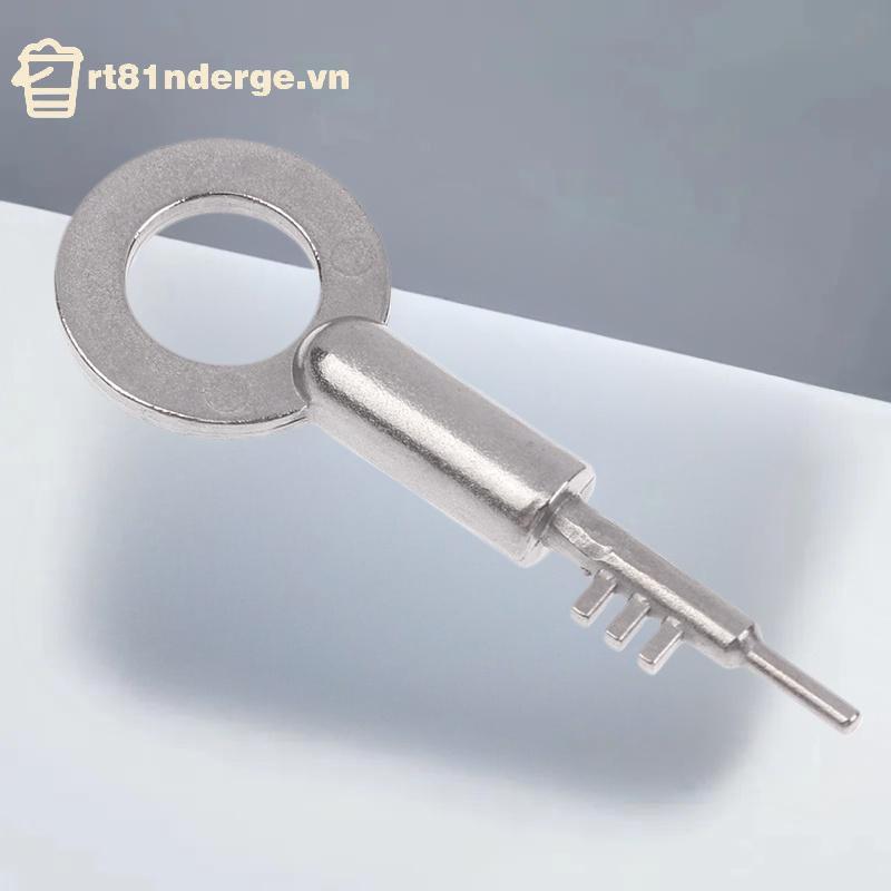 GE Home Security Phím thay thế bằng thép không gỉ 3-Tooth Lo Key nk Universal - Chìa khóa cửa phòng 