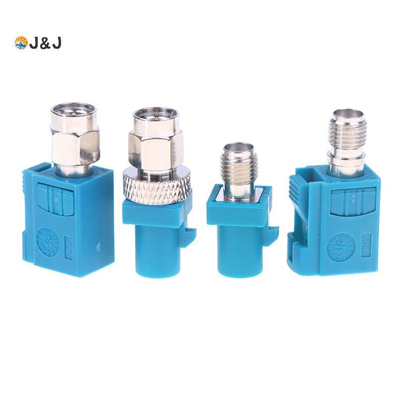 [J & J] Đầu nối ô tô Fakra-JK / SMA-KJ Z Universal Male / Female SMA Male / Female Head Adapter [MỚI