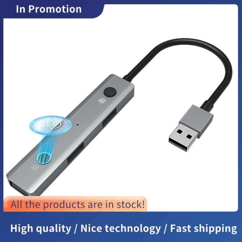 USB 2.0 Hub-Translation-Voice Transscription-Speech sang Text Device Multiport Adapter với AI Voice 