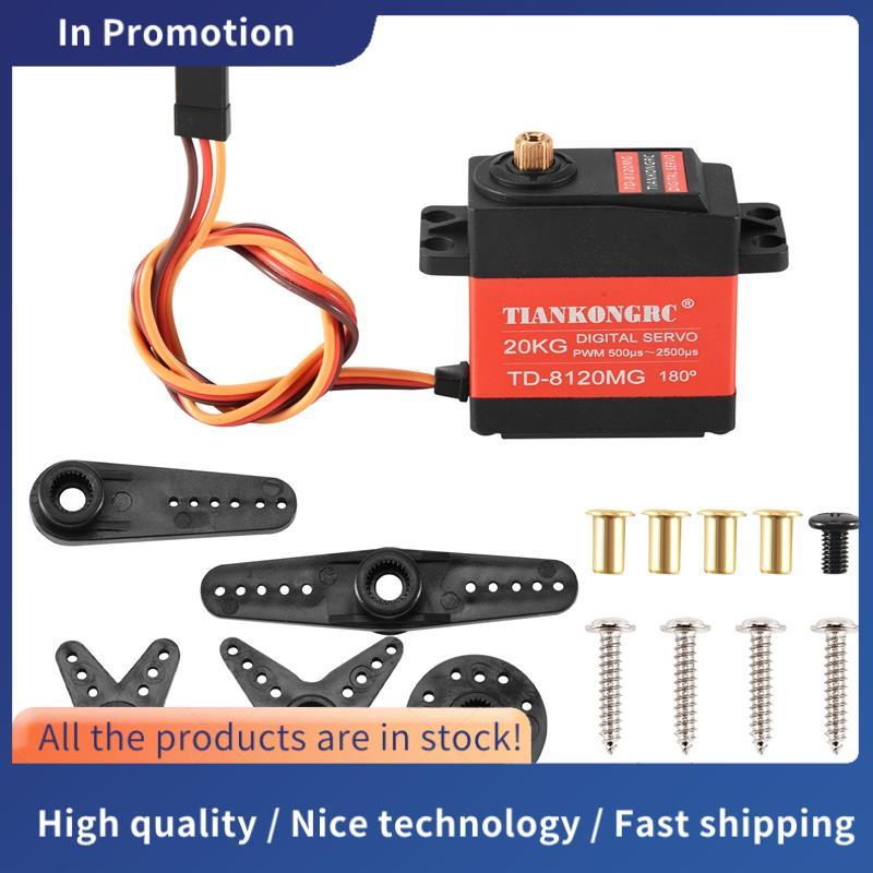 Td-8120Mg Kim Loại Chống Thấm Nước Gear Kỹ Thuật Số servo Với 20Kg Mô-men Xoắn Cao 180Angle Cho Rc Đ